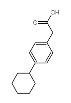 Benzeneacetic acid,4-cyclohexyl-结构式