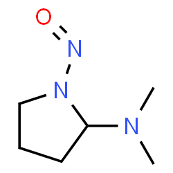 2-Pyrrolidinamine,N,N-dimethyl-1-nitroso-(9CI)结构式