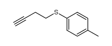 but-1-yn-4-yl p-tolyl sulfide结构式