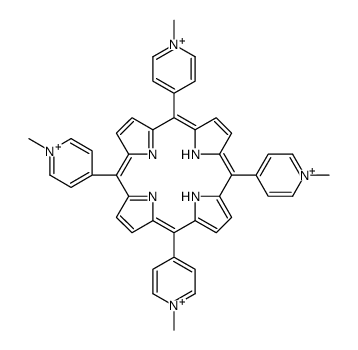 Tetrakis(4-N-methylpyridyl)porphine Structure