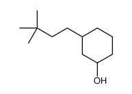 3-(3,3-dimethylbutyl)cyclohexan-1-ol结构式