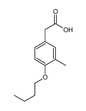 2-(4-butoxy-3-methylphenyl)acetic acid结构式