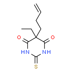 4,6(1H,5H)-Pyrimidinedione,5-(3-butenyl)-5-ethyldihydro-2-thioxo-(9CI) structure