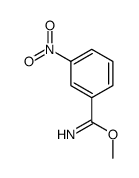 methyl 3-nitrobenzenecarboximidate Structure