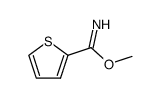 methyl 2-thiophene carboximidate结构式