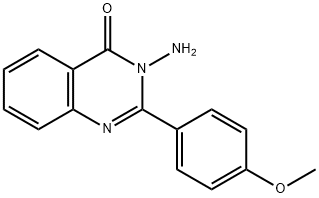 3-AMINO-2-(4-METHOXYPHENYL)QUINAZOLIN-4(3H)-ONE Structure