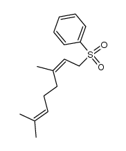 (Z)-(3,7-dimethylocta-2,6-diene-1-sulfonyl)benzene Structure