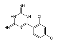 6-(2,4-dichlorophenyl)-1,3,5-triazine-2,4-diamine structure