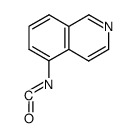 Isoquinoline, 5-isocyanato- (9CI)结构式