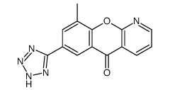 9-methyl-7-(2H-tetrazol-5-yl)chromeno[2,3-b]pyridin-5-one Structure