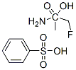 3-fluoro-D-[2-2H]alanine benzenesulphonate Structure