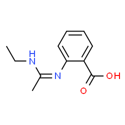 Benzoic acid, 2-[[1-(ethylamino)ethylidene]amino]- (9CI) Structure