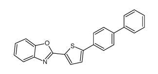 2-[5-(4-phenylphenyl)thiophen-2-yl]-1,3-benzoxazole结构式