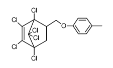 1,2,3,4,7,7-Hexachloro-5-p-tolyloxymethyl-bicyclo[2.2.1]hept-2-ene Structure