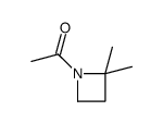 1-(2,2-dimethylazetidin-1-yl)ethanone结构式