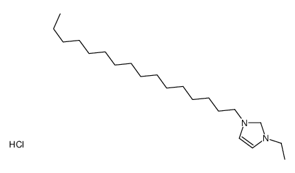 1-ethyl-3-hexadecyl-1,2-dihydroimidazol-1-ium,chloride Structure