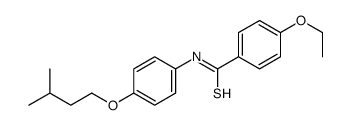 4-ethoxy-N-[4-(3-methylbutoxy)phenyl]benzenecarbothioamide Structure