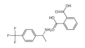 (R)-1-(4-trifluoromethylphenyl)ethylamine phthalate Structure