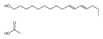 acetic acid,hexadeca-10,12-dien-1-ol结构式