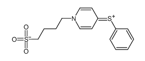 4-(phenylthio)-1-(4-sulphonatobutyl)pyridinium Structure