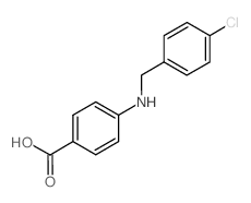 4-((4-CHLOROBENZYL)AMINO)BENZOIC ACID结构式