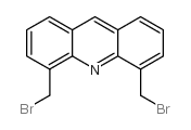 4,5-双(溴甲基)吖啶结构式