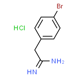 2-(4-BROMO-PHENYL)-ACETAMIDINE HCL structure