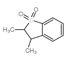 2,3-二氢-2,3-二甲基-苯并[b]噻吩 1,1-二氧化物结构式