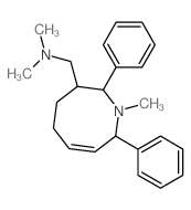 3-Azocinemethanamine,1,2,3,4,5,8-hexahydro-N,N,1-trimethyl-2,8-diphenyl- structure