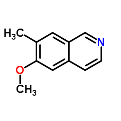 Isoquinoline, 6-methoxy-7-methyl- (9CI) structure