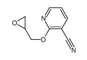 2-(oxiran-2-ylmethoxy)pyridine-3-carbonitrile结构式