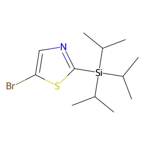 2-triisopropylsilyl-5-bromothiazole structure