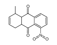 1,4,4a,9a-Tetrahydro-1-methyl-5-nitroanthrachinon结构式