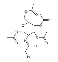 [(2R,3R,4R,5R,6S)-3,4,6-triacetyloxy-5-[(2-bromoacetyl)amino]oxan-2-yl]methyl acetate Structure