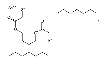 2,2-Dioctyl-6,11-dioxa-2-stanna-1,3-dithiacyclotridecane-5,12-dione Structure