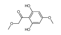 1-(2,6-dihydroxy-4-methoxy-phenyl)-2-methoxy-ethanone结构式