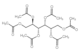 D-Glucitol,1,2,3,4,5,6-hexaacetate Structure