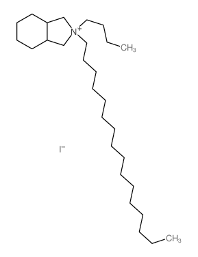 2-butyl-2-hexadecyl-1,3,3a,4,5,6,7,7a-octahydroisoindole结构式