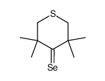 1-thia-3,3,5,5-tetramethylcyclohexane-4-selone Structure