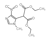 Propanedioic acid,2-(1-methyl-4-nitro-1H-imidazol-5-yl)-, 1,3-diethyl ester picture