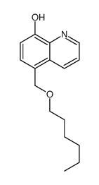 5-(hexoxymethyl)quinolin-8-ol结构式