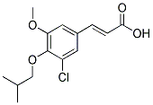 (2E)-3-(3-CHLORO-4-ISOBUTOXY-5-METHOXYPHENYL)ACRYLIC ACID picture