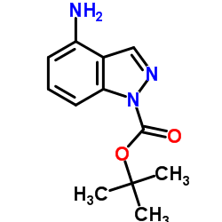 tert-butyl 4-amino-1H-indazole-1-carboxylate Structure