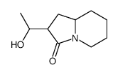 2-(1-hydroxyethyl)-2,5,6,7,8,8a-hexahydro-1H-indolizin-3-one结构式