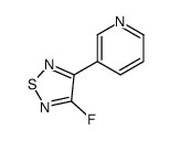 3-fluoro-4-pyridin-3-yl-1,2,5-thiadiazole结构式