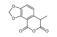 6-methyl-6H-[1,3]dioxolo[4,5-h]isochromene-7,9-dione结构式