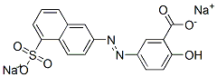 5-[(5-sulpho-2-naphthyl)azo]salicylic acid, sodium salt picture