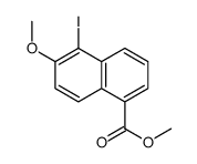 methyl 5-iodo-6-methoxynaphthalene-1-carboxylate结构式