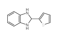 2-thiophen-2-yl-2,3-dihydro-1H-benzoimidazole structure