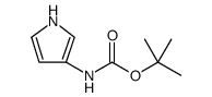 Carbamic acid, 1H-pyrrol-3-yl-, 1,1-dimethylethyl ester (9CI) Structure